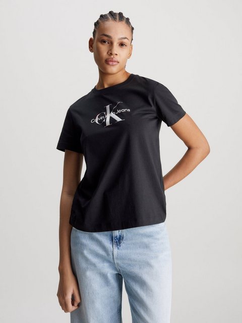 Calvin Klein Jeans T-Shirt DIFFUSED MONOLOGO REGULAR TEE mit Logoschriftzug günstig online kaufen