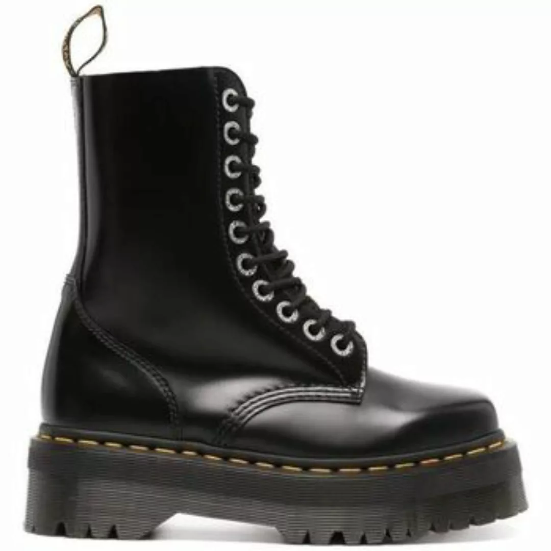 Dr. Martens  Damenstiefel 31147001 - 1490QUAD SQUARED-POLISHED SMOOTH BLACK günstig online kaufen