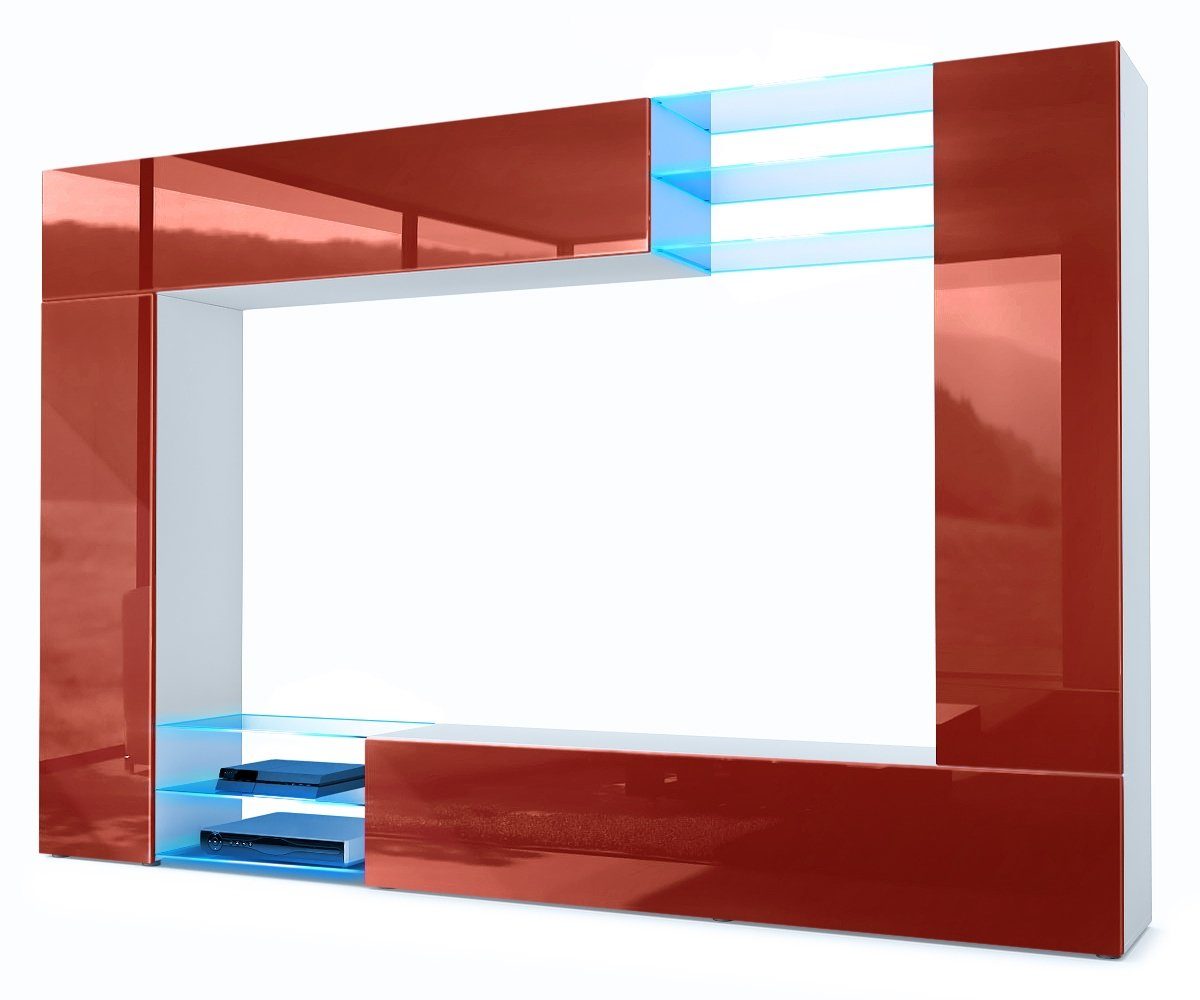 Vladon Wohnwand Mirage, (Anbauwand mit Rückwand günstig online kaufen