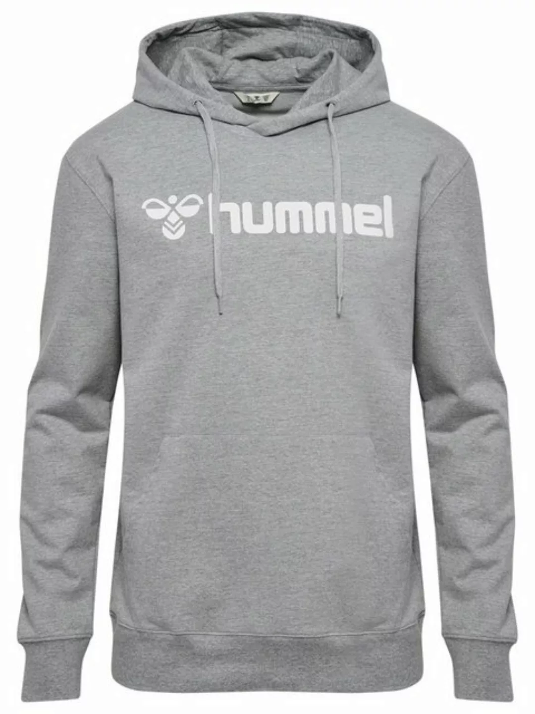 hummel Hoodie Hoodie Regular Fit Sweatstoff Kapuze Beuteltasche 7930 in Gra günstig online kaufen