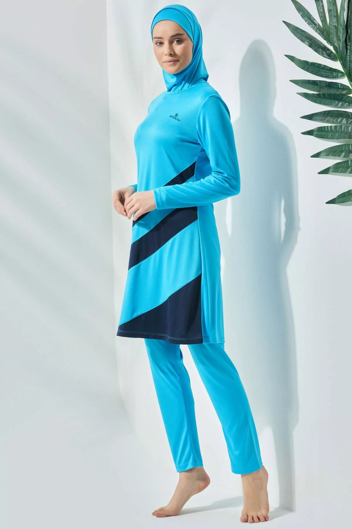 C&CITY Schwimmanzug Vollständige Abdeckung Badeanzug günstig online kaufen