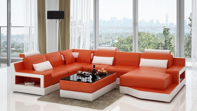 Xlmoebel Ecksofa Lederliege Sofa Wohnlandschaft Winkelsofa Eckset Zeitgemäß günstig online kaufen