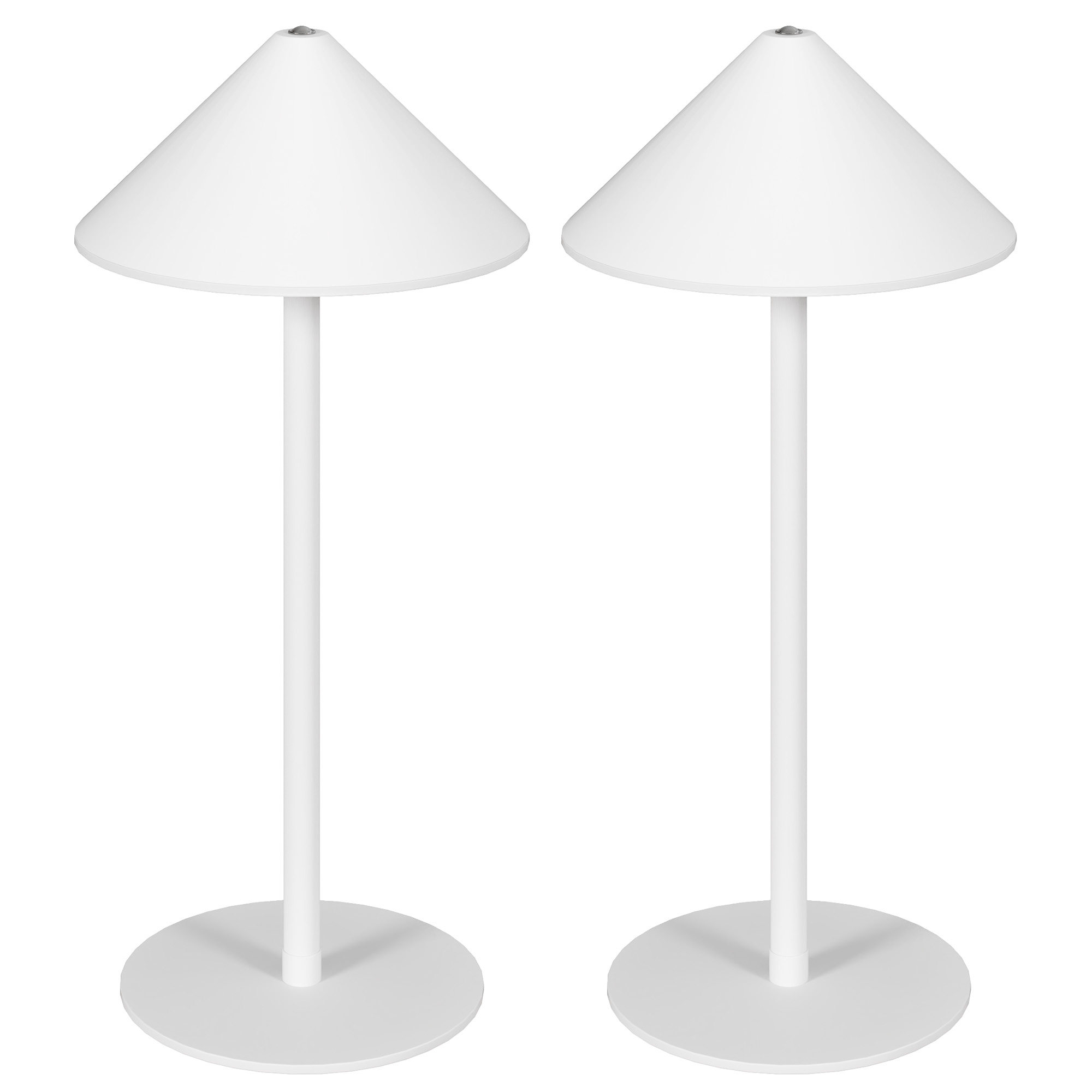HOMCOM Tischlampe 2er Set Tischleuchte mit 3 Lichtfarben, Aufladbare USB A+ günstig online kaufen