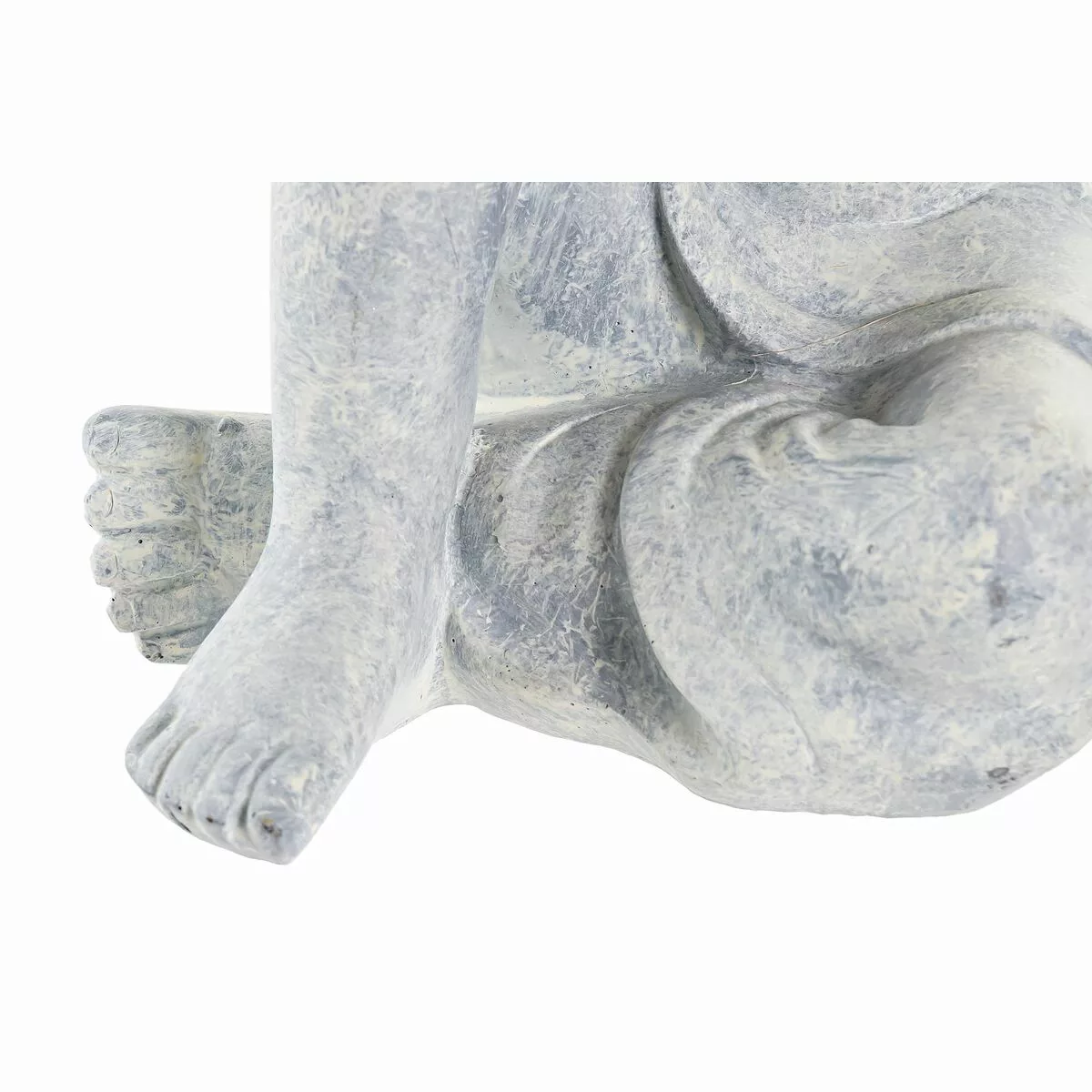 Deko-figur Dkd Home Decor Buddha Harz Hellgrau (18 X 14 X 23 Cm) günstig online kaufen