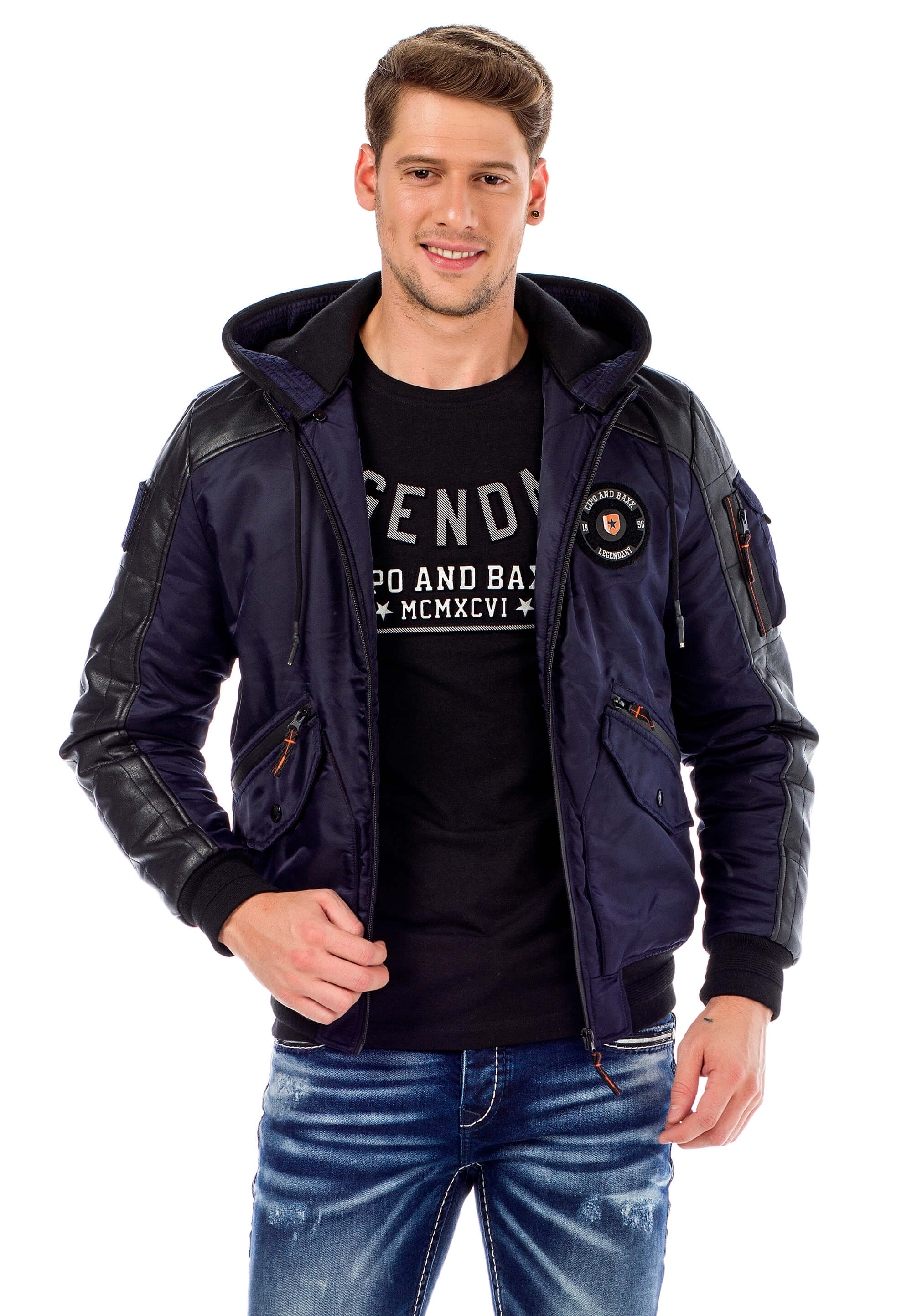 Cipo & Baxx Bomberjacke, mit Ärmeltaschen günstig online kaufen