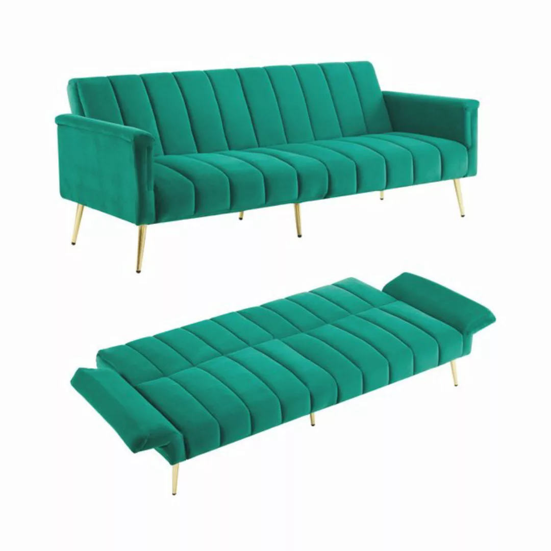 HAUSS SPLOE Sofa Klappbares Schlafsofa mit Bettfunktion Loungesofa 3 Winkel günstig online kaufen