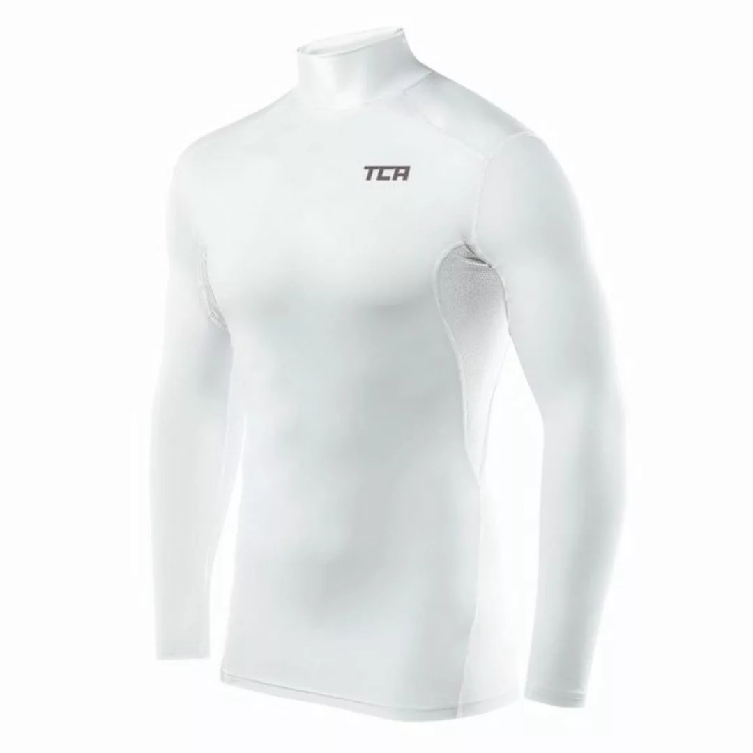 TCA Langarmshirt TCA Herren Kompressionsshirt - Weiss, XL (1-tlg) günstig online kaufen