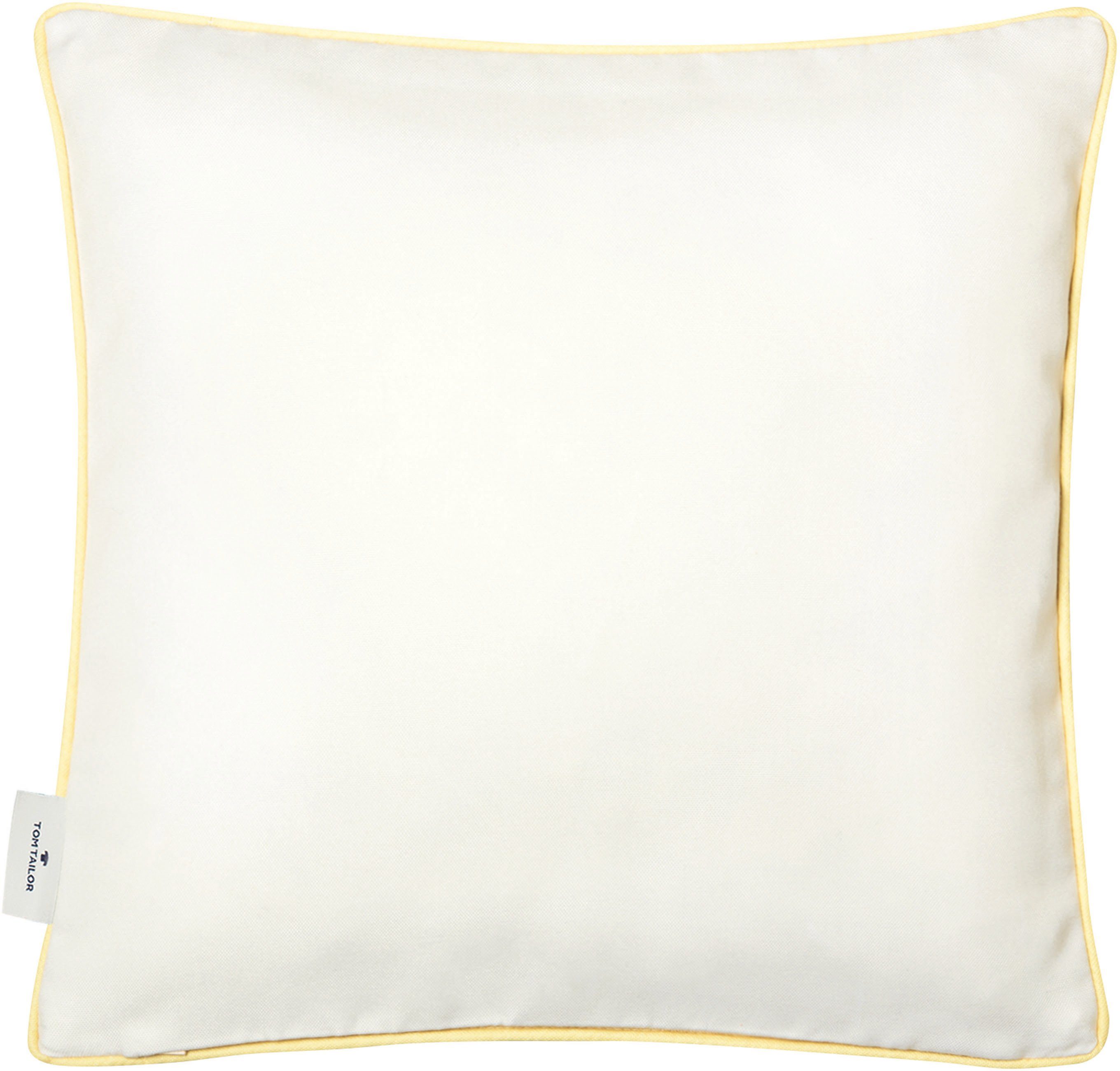 TOM TAILOR HOME Dekokissen »Dove Signature«, mit Paspel, Kissenhülle ohne F günstig online kaufen
