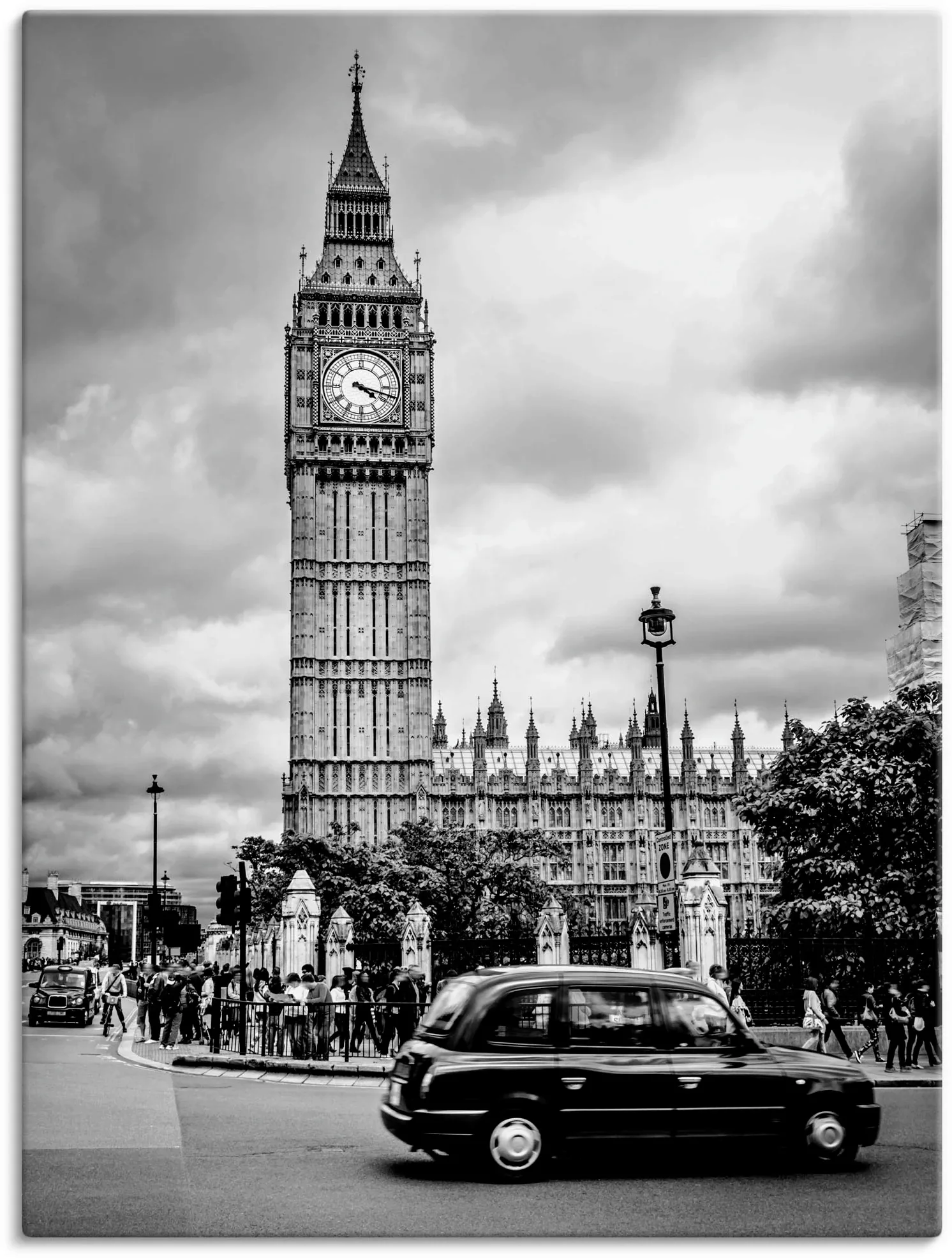 Artland Wandbild "London Taxi und Big Ben", Gebäude, (1 St.) günstig online kaufen