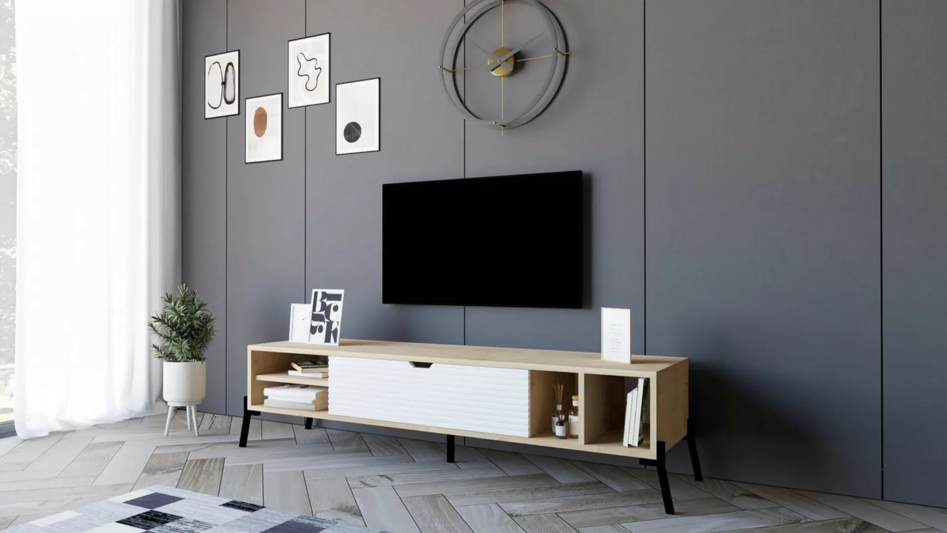 Skye Decor TV-Schrank Schränke, 36x160x40 cm, 100% Melaminbeschichtete Part günstig online kaufen