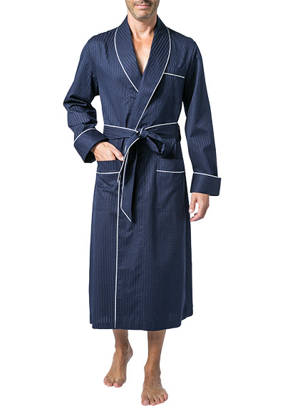 DEREK ROSE Piped Dressing Gown 5505/ROYA040NAV günstig online kaufen