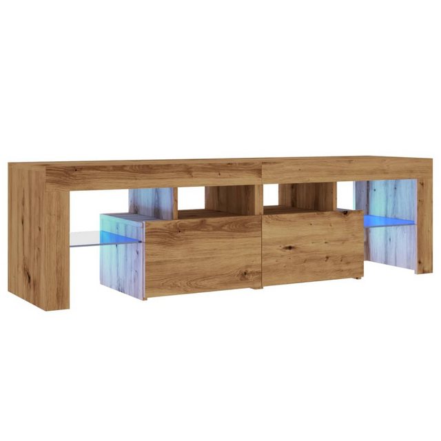 vidaXL TV-Schrank TV-Schrank mit LED Artisan-Eiche 140x36,5x40 cm Holzwerks günstig online kaufen