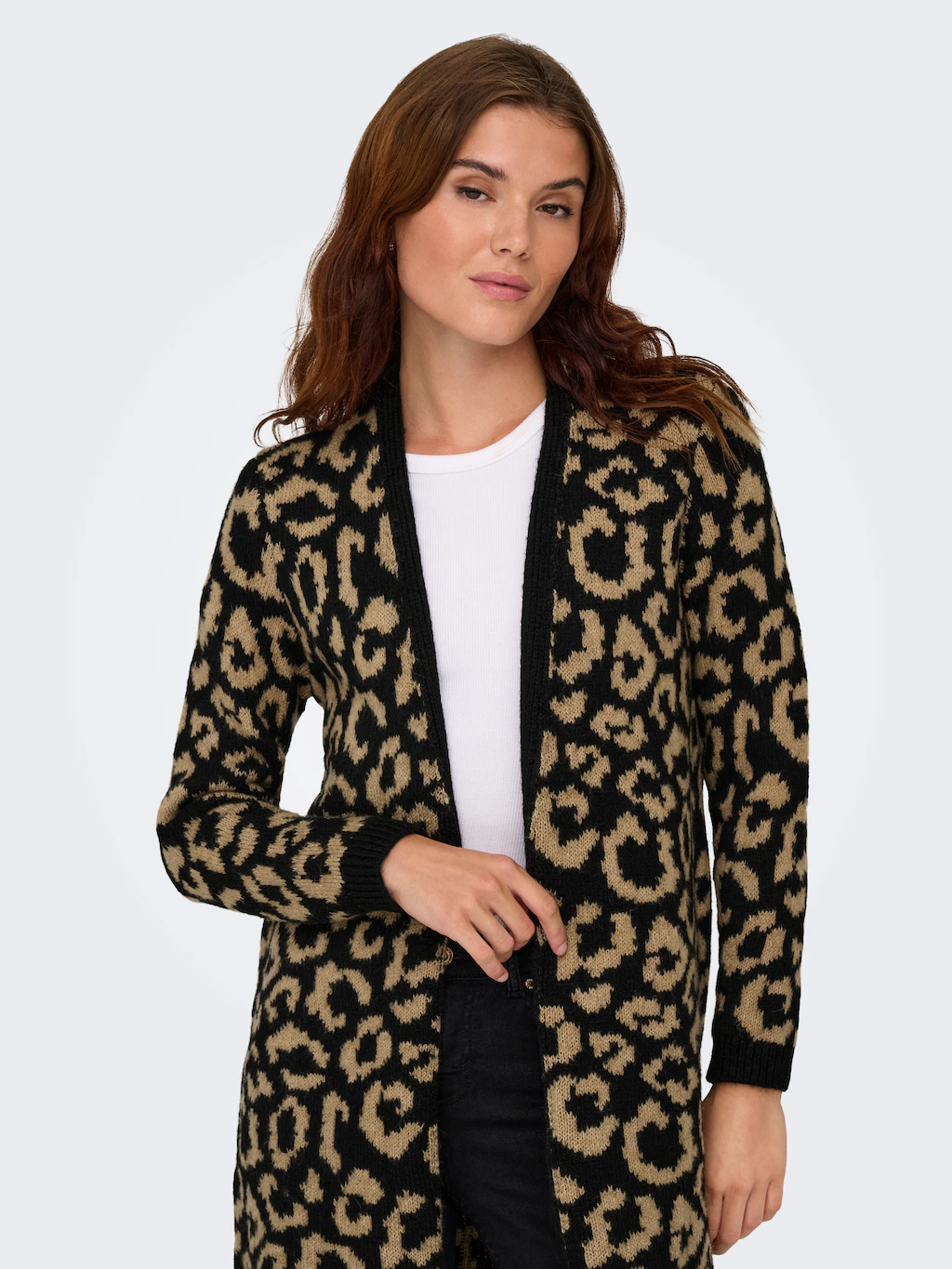 ONLY Strickjacke "ONLJADE ANIMAL AO LS CARDIGAN RP KNT" günstig online kaufen