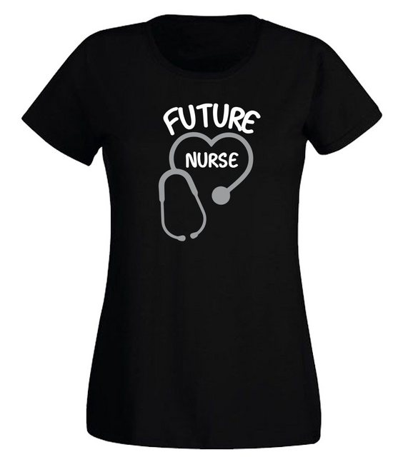 G-graphics T-Shirt Damen T-Shirt - Future Nurse Slim-fit, mit trendigem Fro günstig online kaufen
