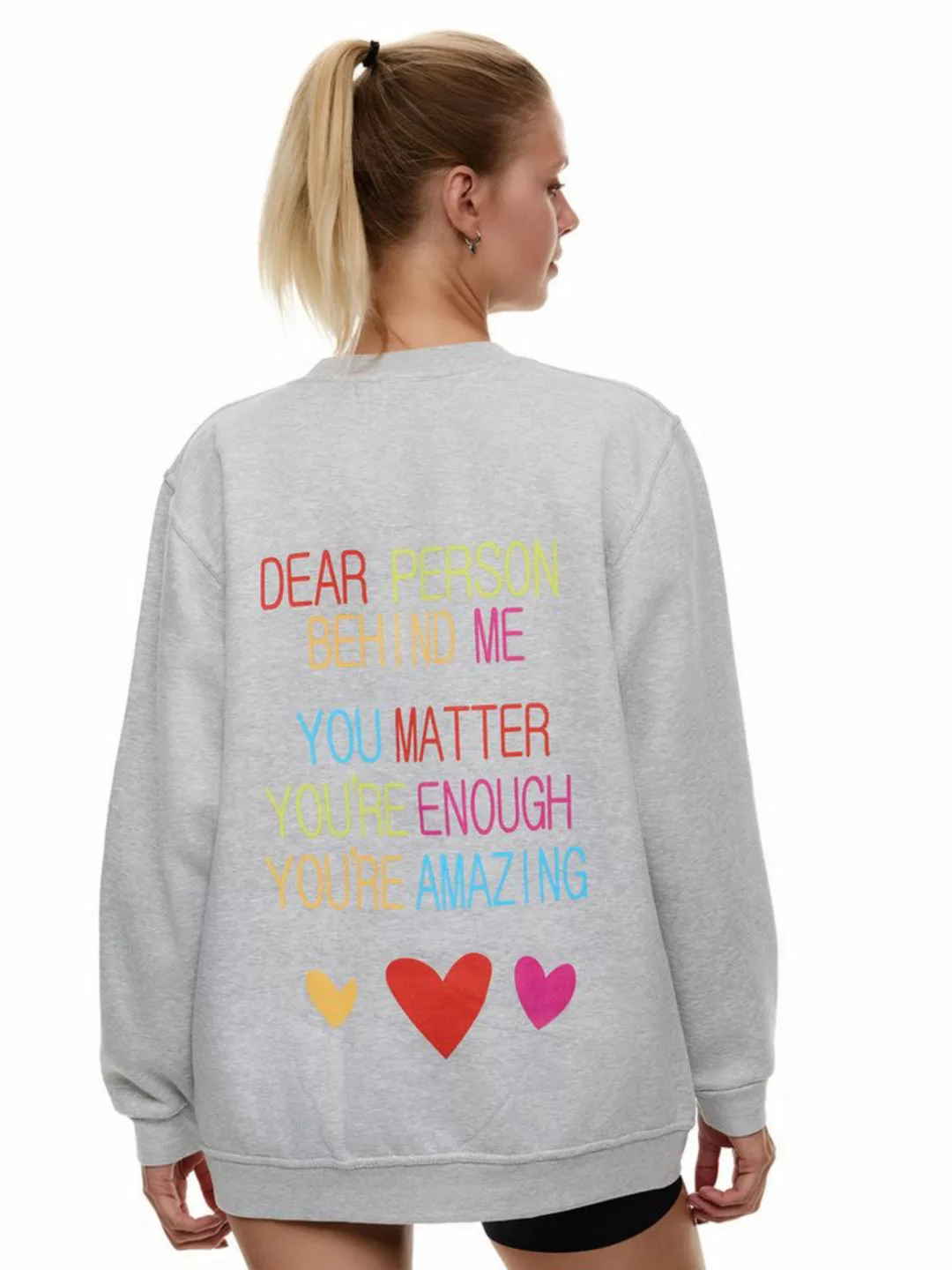 Worldclassca Sweatshirt Worldclassca Oversized Sweatshirt YOU MATTER Print günstig online kaufen