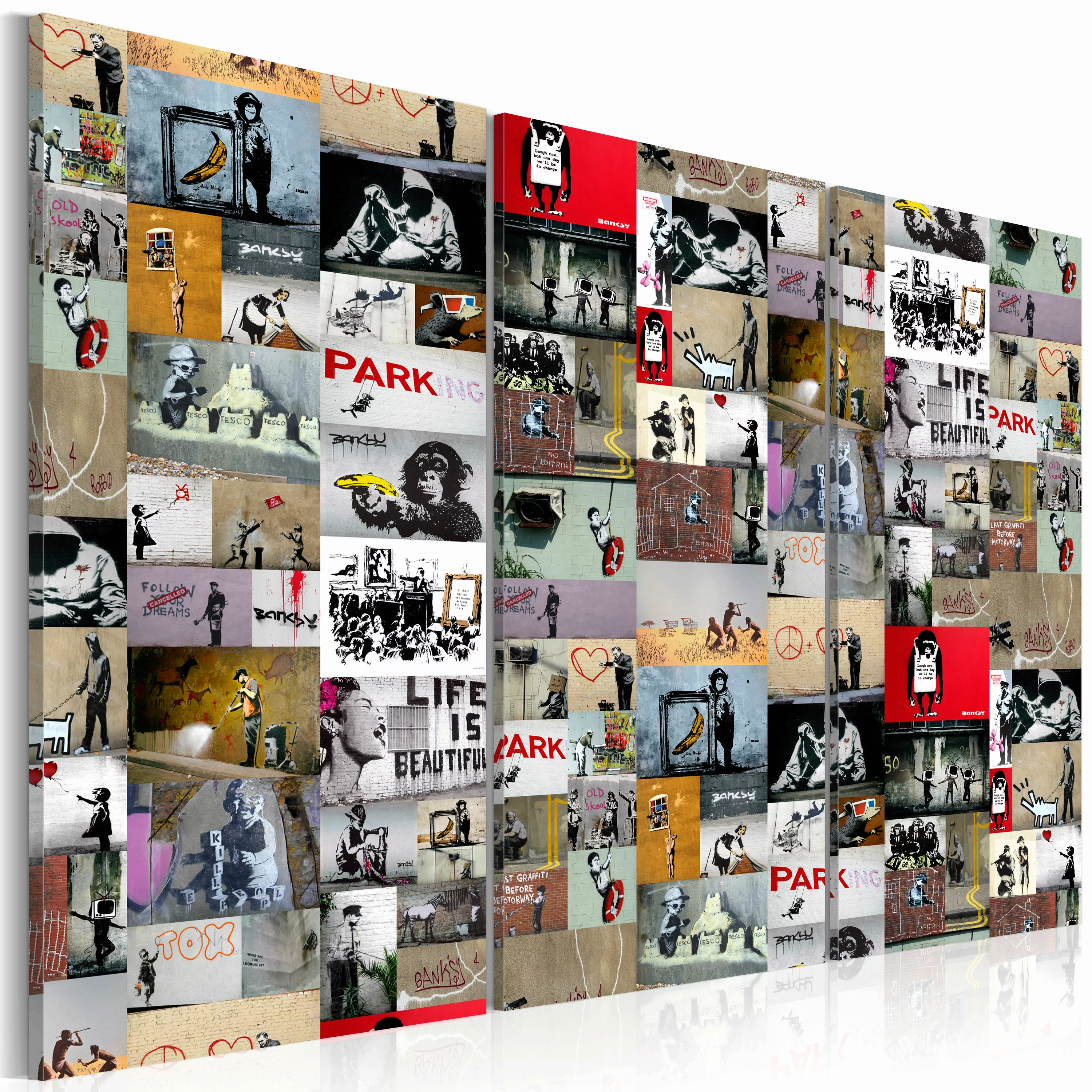 Wandbild - Art Of Collage: Banksy Iii günstig online kaufen