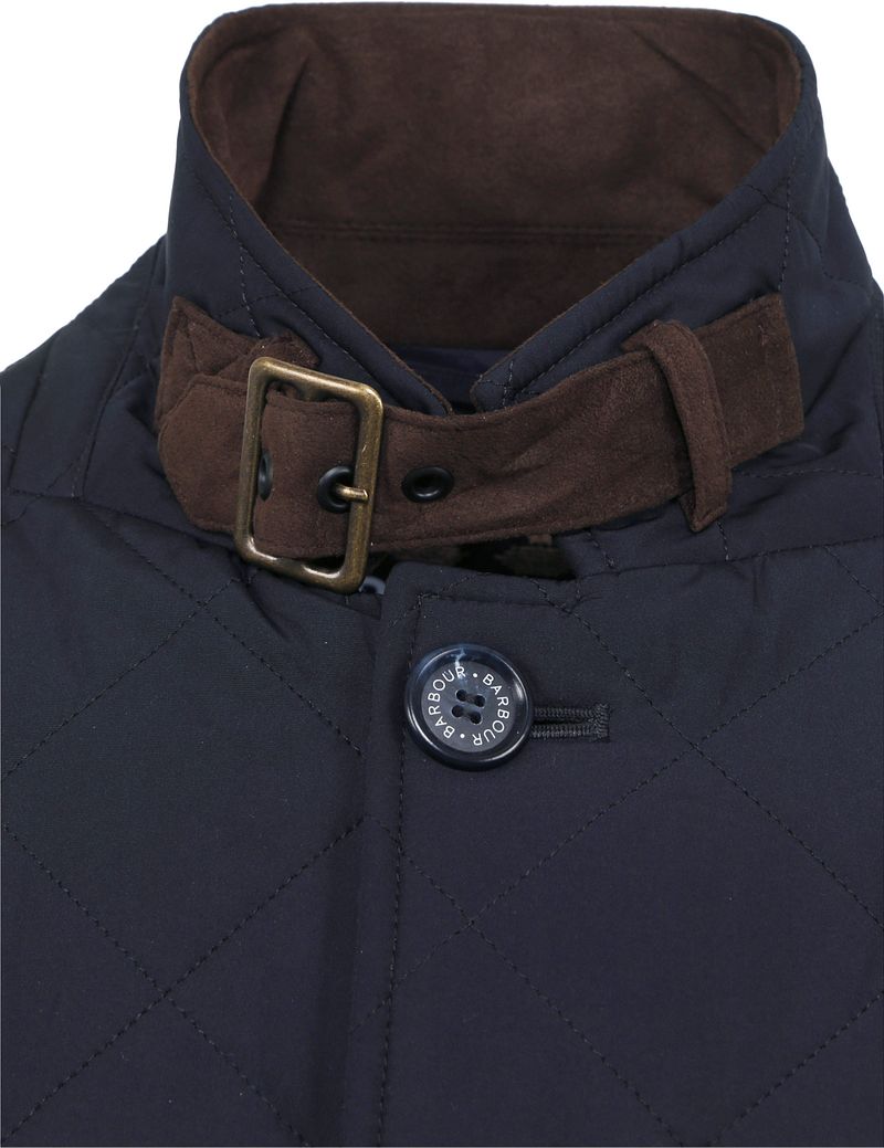 Barbour Steppjacke Quilted Lutz Navy - Größe M günstig online kaufen