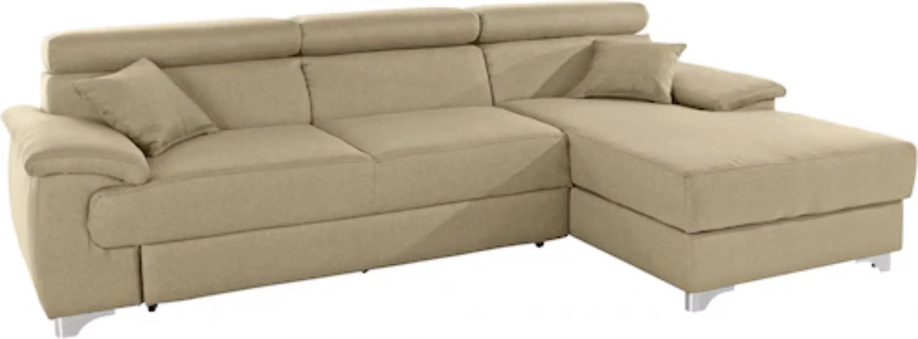 DOMO collection Ecksofa "Mira L-Form", wahlweise mit Bettfunktion und Bettk günstig online kaufen