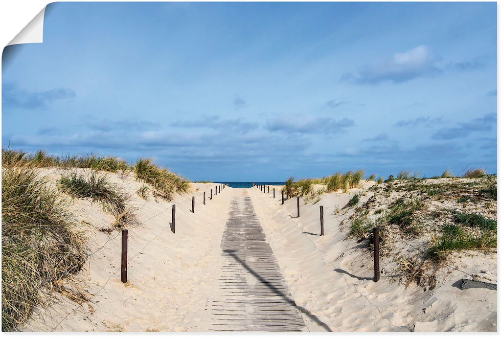 Artland Wandbild "Strandaufgang an Küste der Ostsee", Strandbilder, (1 St.) günstig online kaufen