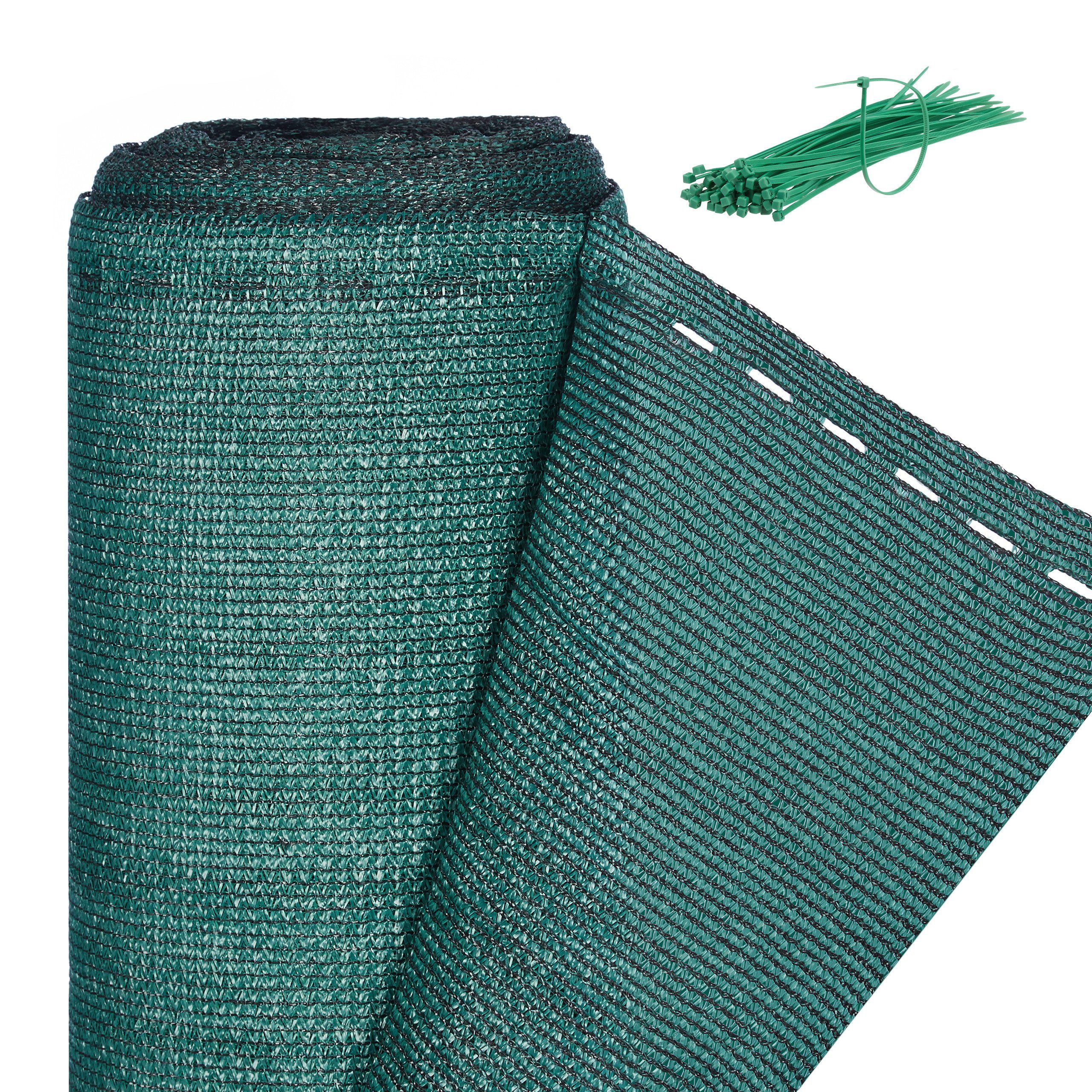relaxdays Blende Zaunblende grün 2m, 2,0 günstig online kaufen