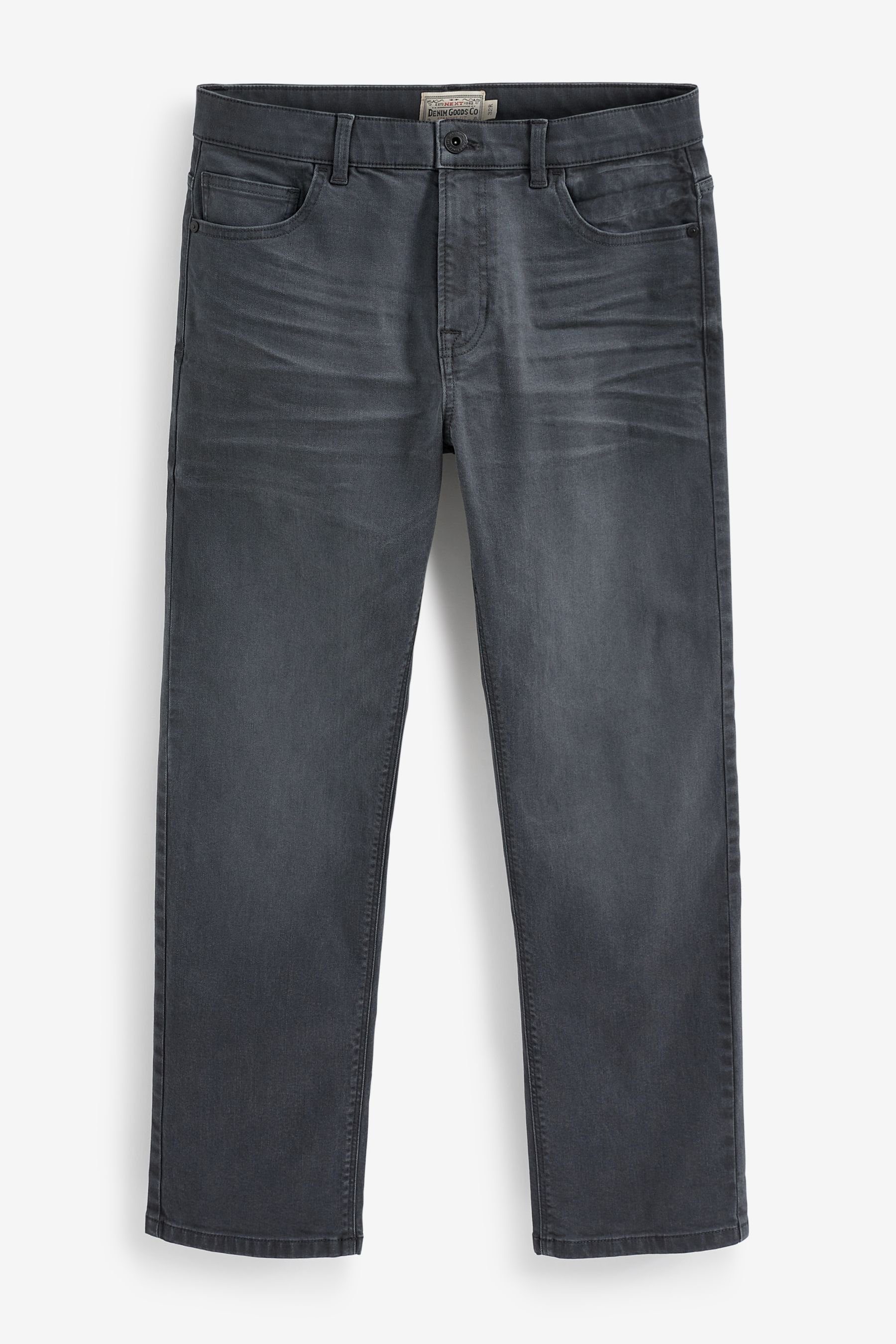 Next Straight-Jeans Straight-Fit Stretch-Jeans mit Gürtel günstig online kaufen