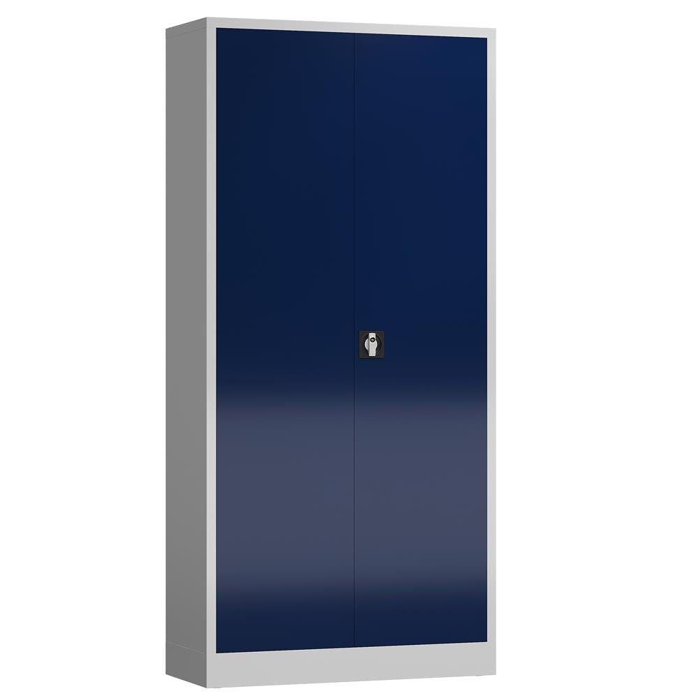Steelboxx Mehrzweckschrank Aktenschrank Metallschrank mit 2 günstig online kaufen