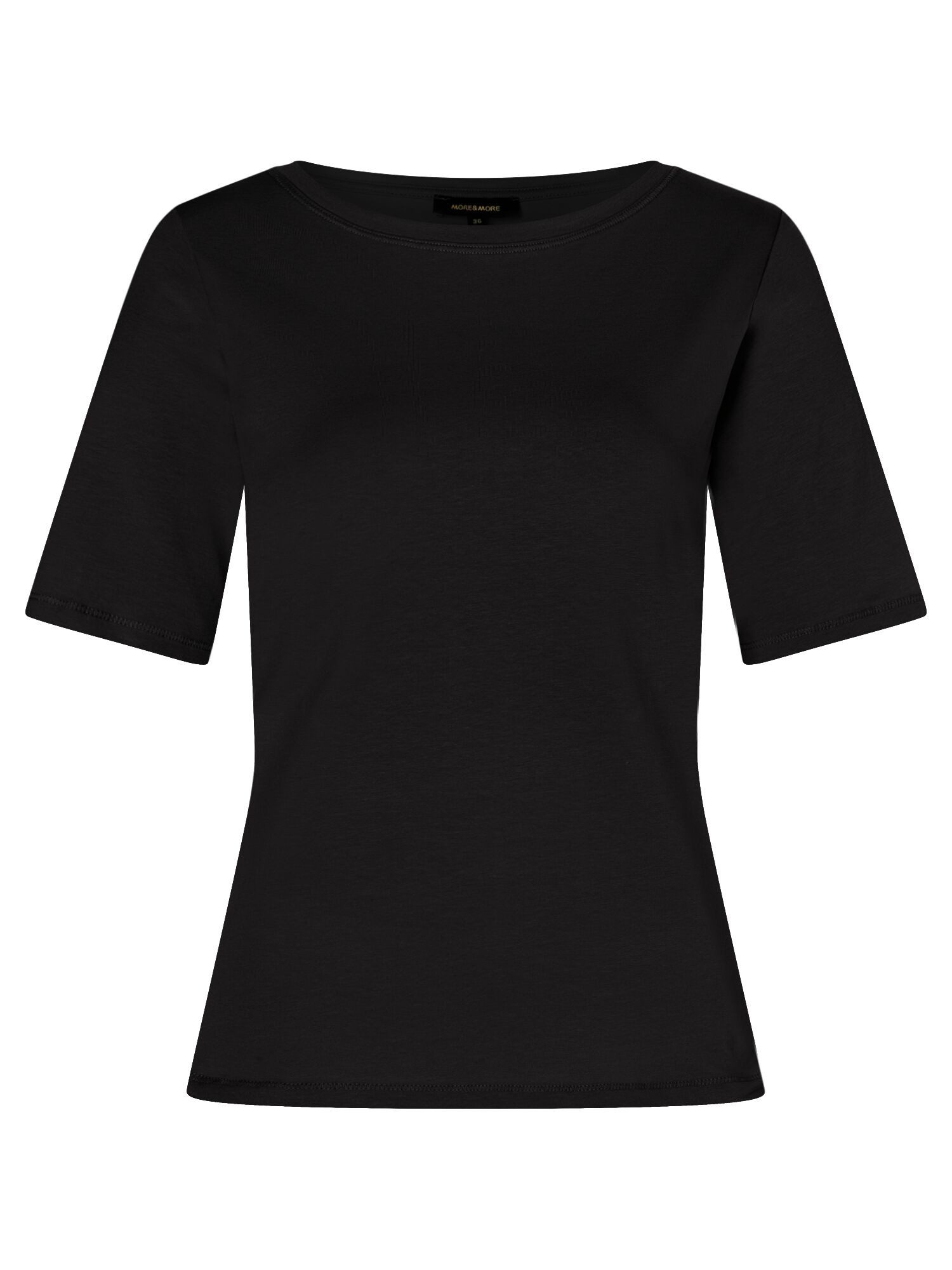 MORE&MORE Kurzarmshirt Basicshirt günstig online kaufen