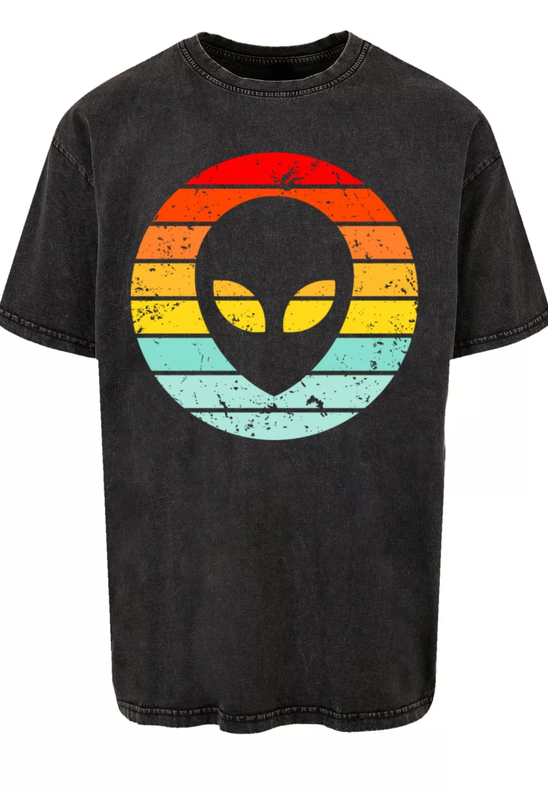 F4NT4STIC T-Shirt "Alien Retro Sonnenuntergang", Premium Qualität günstig online kaufen
