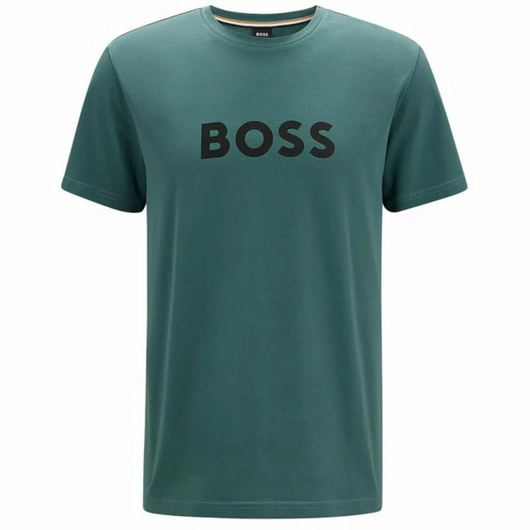 BOSS T-Shirt Sun UV Protection (1-tlg) Herren Beach Shirt aus reiner Baumwo günstig online kaufen