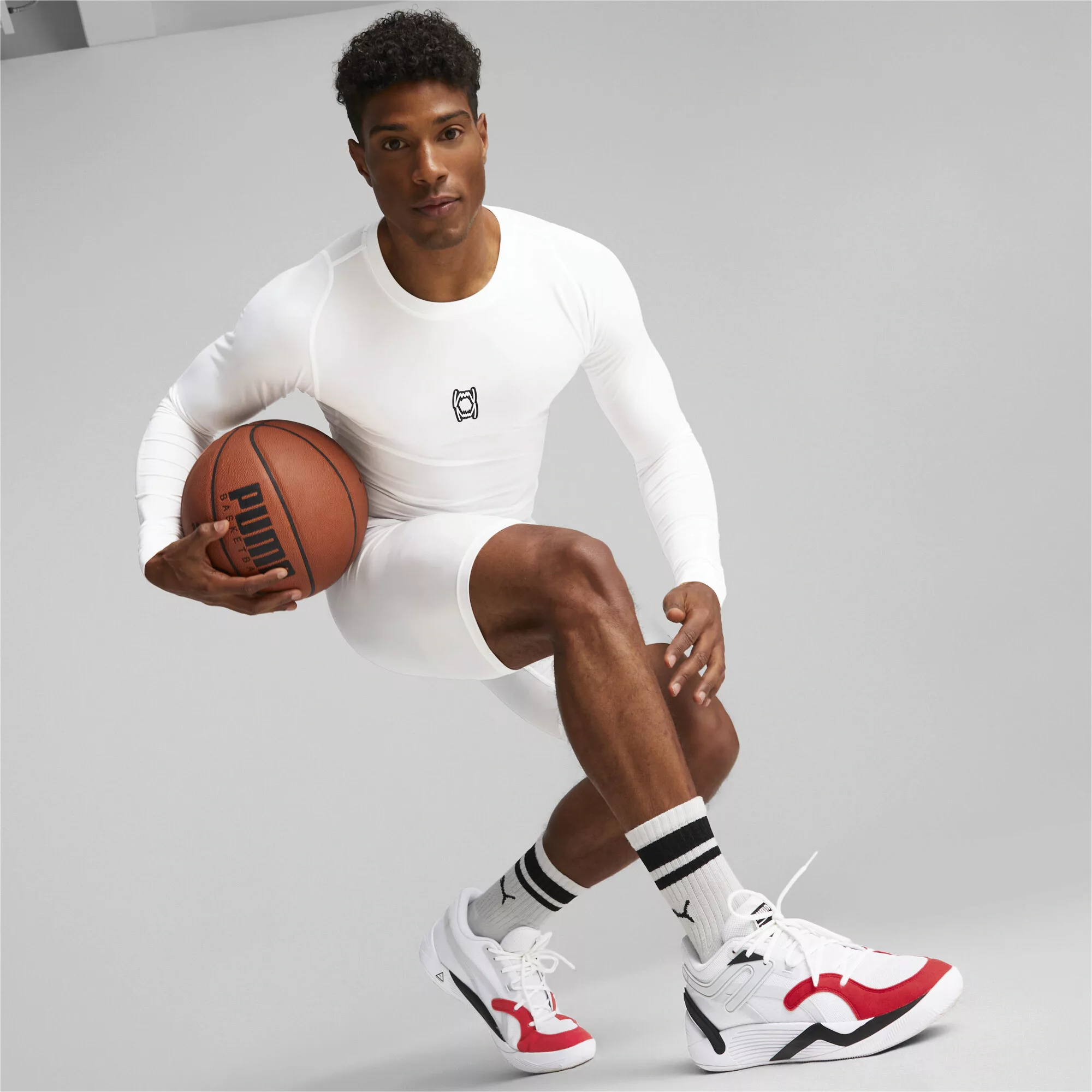 PUMA Trainingsshirt "Hoops Team langärmliges Basketball-T-Shirt Herren" günstig online kaufen