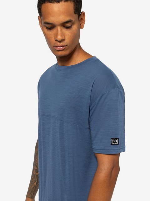 SUPER.NATURAL T-Shirt Herren, Merino OVERSIZED weiter Schnitt, atmungsaktiv günstig online kaufen