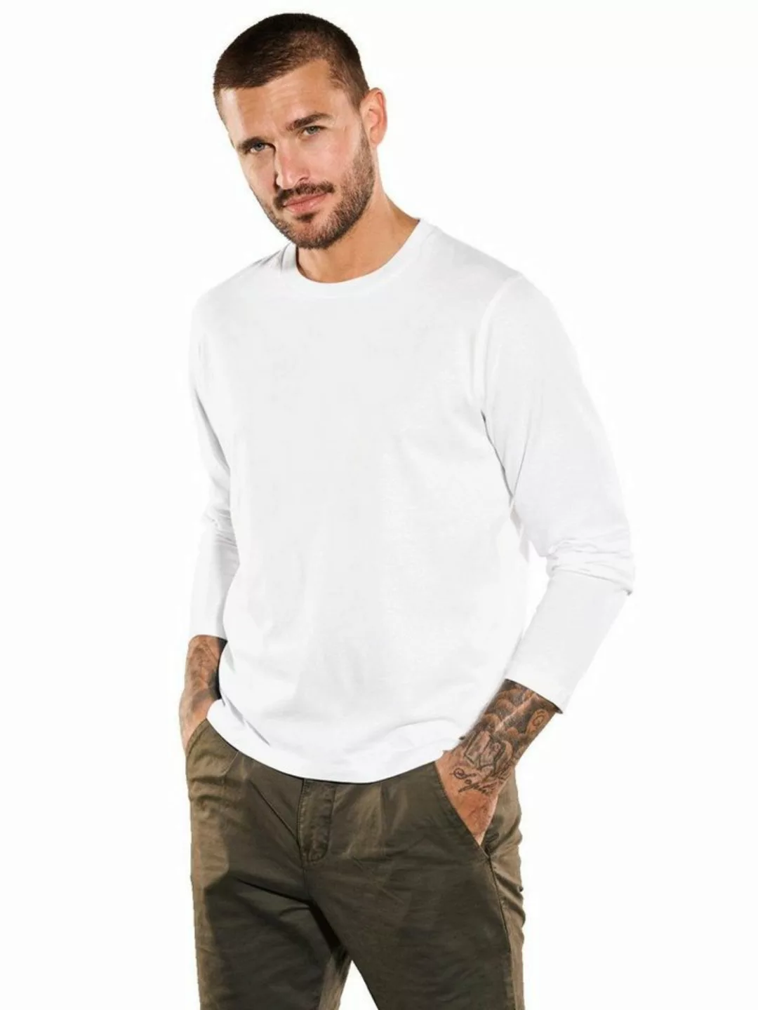 emilio adani Langarmshirt Langarm-Shirt uni günstig online kaufen