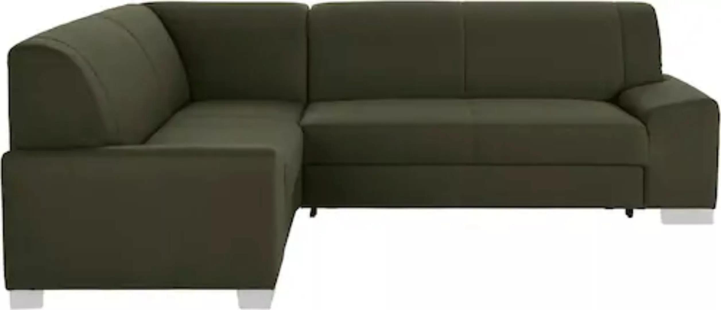 DOMO collection Ecksofa »Anzio L-Form«, Wahlweise mit Bettfunktion und Fede günstig online kaufen