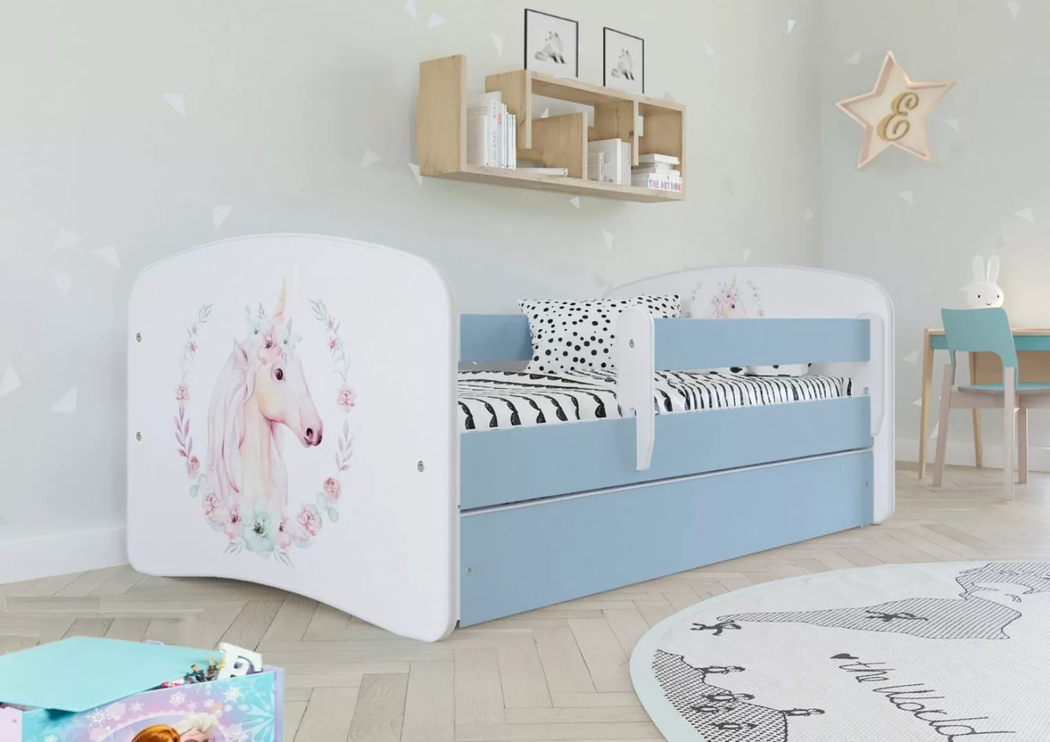 Bjird Kinderbett Babydream 180x80 cm 160x80 cm 140x70 cm (optional mit Matr günstig online kaufen