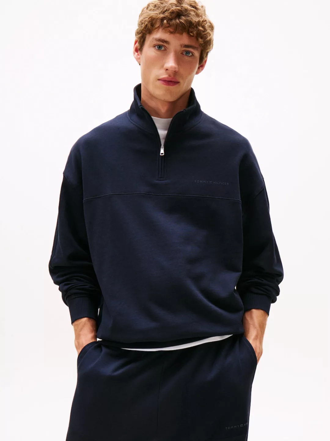 Tommy Hilfiger Underwear Sweatshirt "HALF ZIP", Troyer, Baumwollmix günstig online kaufen