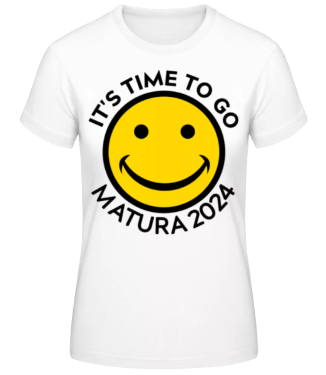 Its Time To Go Matura 2024 · Frauen Basic T-Shirt günstig online kaufen