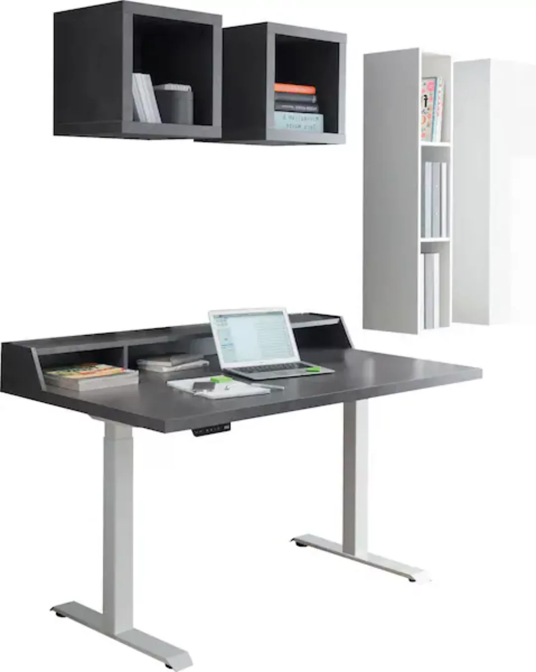 Mäusbacher Büromöbel-Set »Big System Office«, (6 tlg.), Schreibtisch höhenv günstig online kaufen