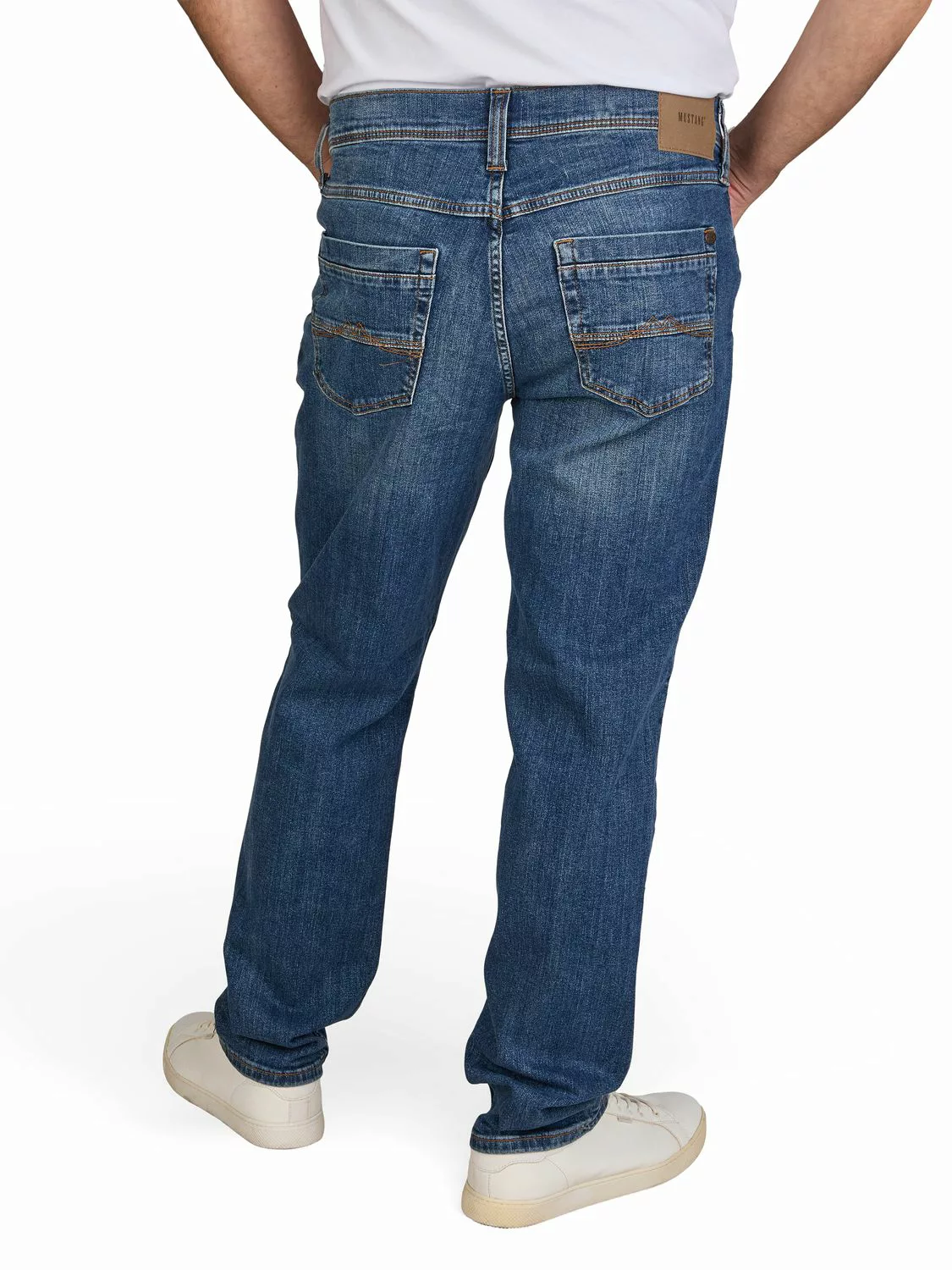 Mustang Jeans Herren Stretch lang Straight Fit Washington günstig online kaufen