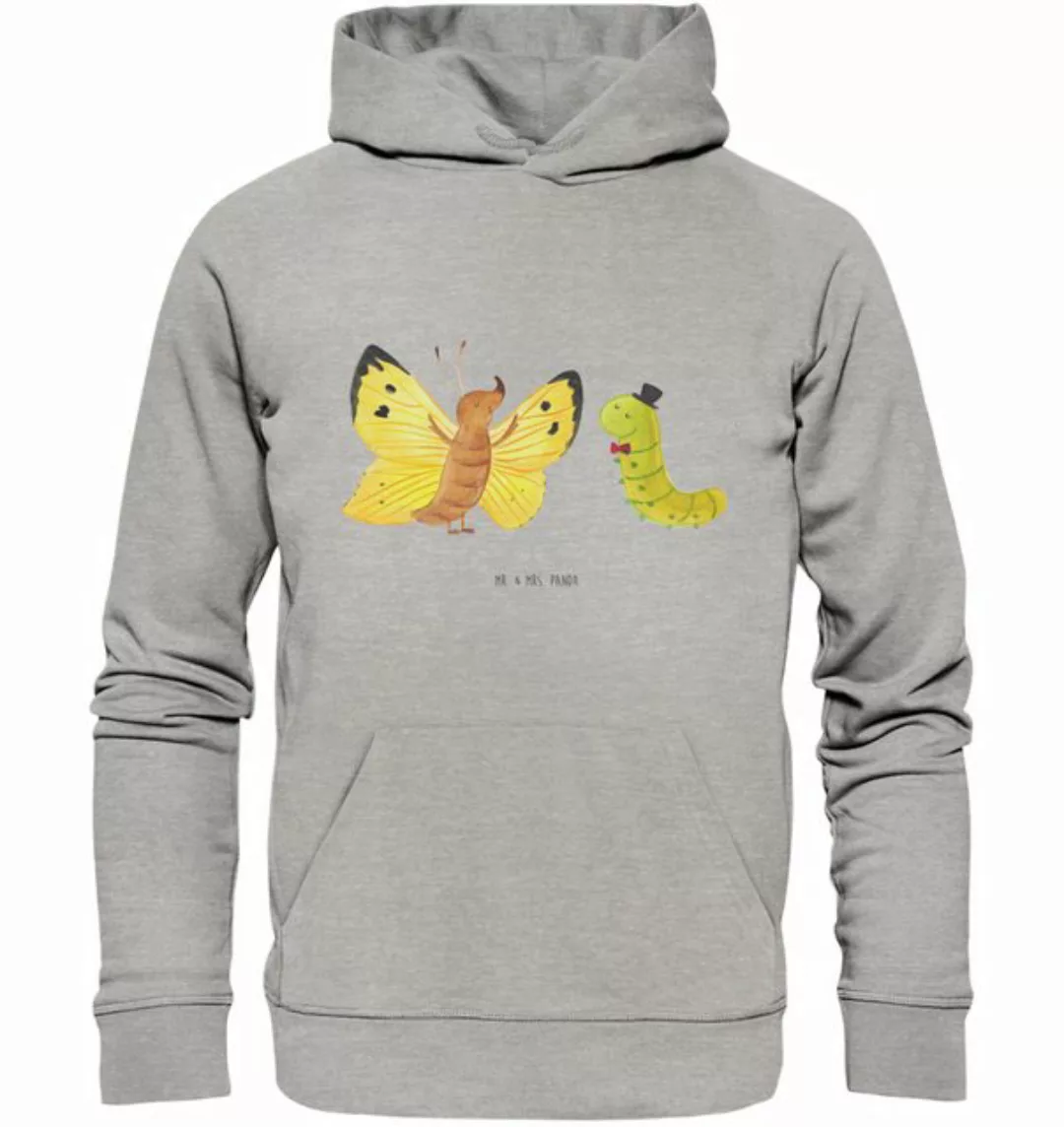 Mr. & Mrs. Panda Hoodie Raupe Schmetterling Größe L - Heather Grey - Gesche günstig online kaufen