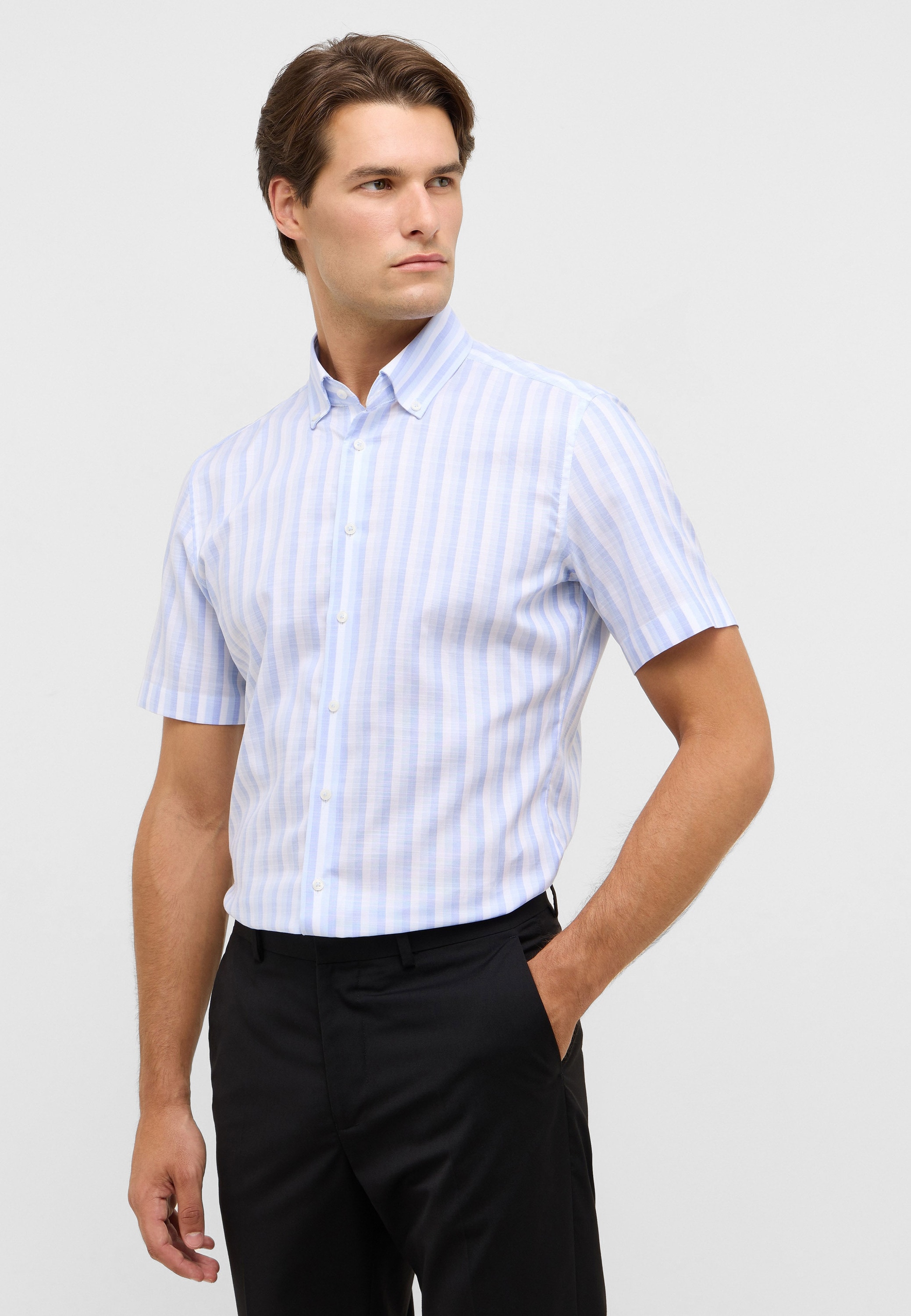 Eterna Kurzarmhemd "SLIM FIT", EASY IRON (bügelleicht) günstig online kaufen