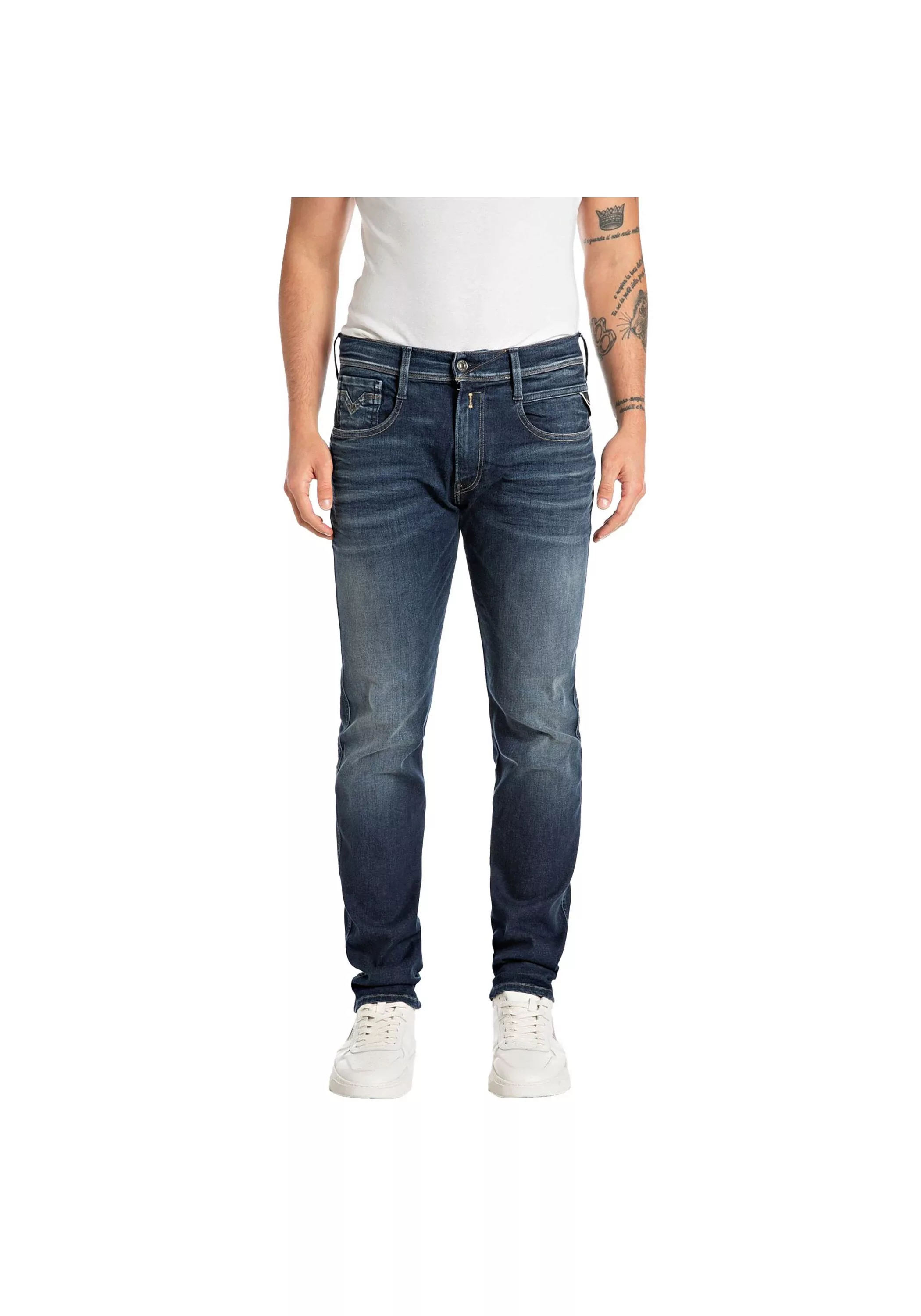 Replay Regular-fit-Jeans "Jeans Hyperflex Stretch ANBASS" günstig online kaufen