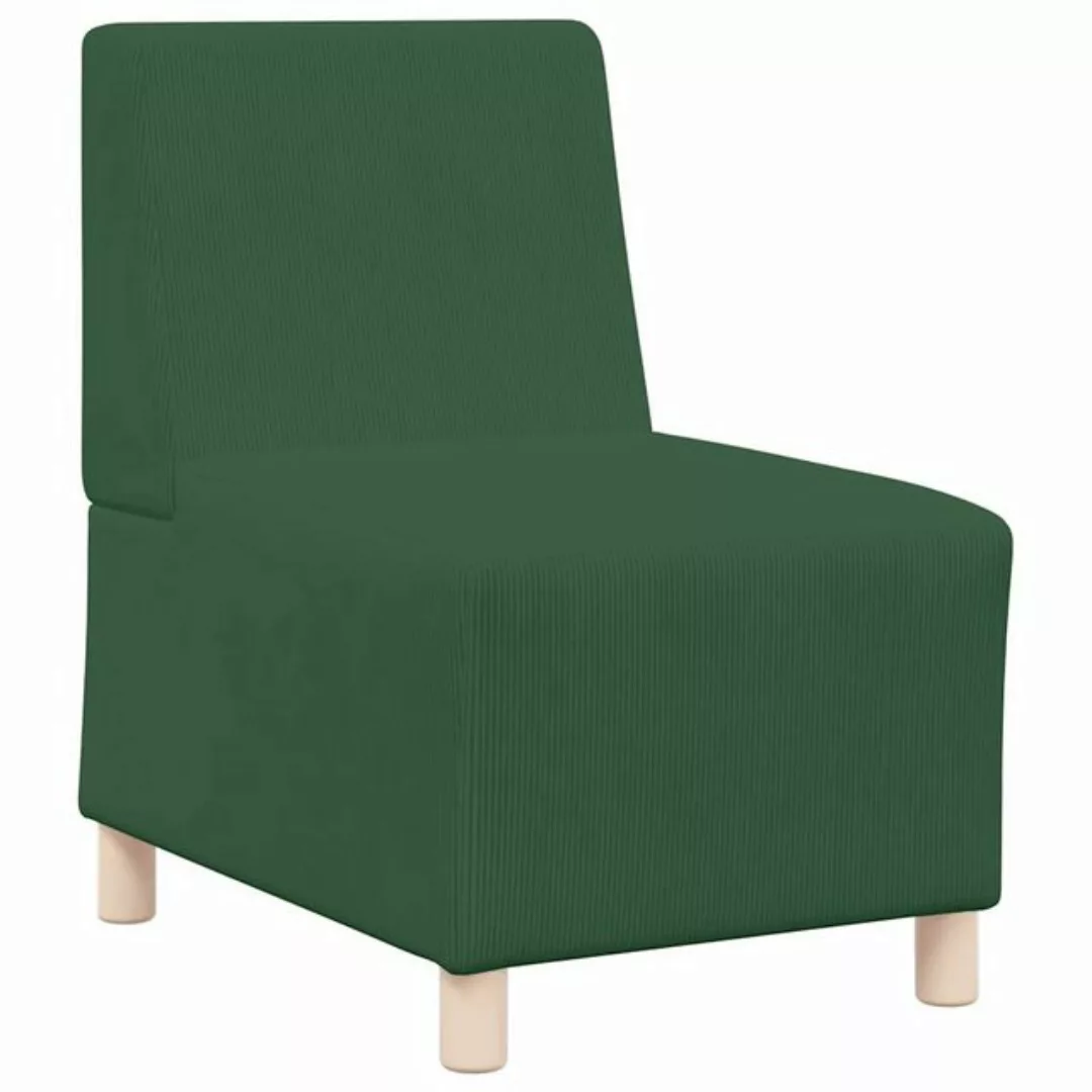 vidaXL Sofa Sessel Dschungelgrün 55 cm Cordstoff günstig online kaufen