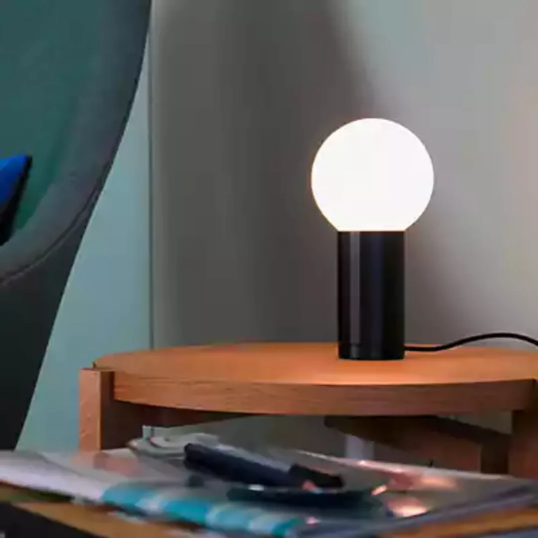 HAY Turn on LED-Tischlampe mit Dimmer, Fuß grün günstig online kaufen