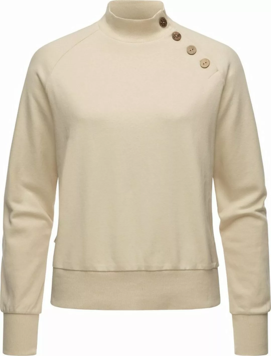 Ragwear Sweatshirt "Majjorka Solid", Damen Langarmshirt mit Rippbündchen un günstig online kaufen