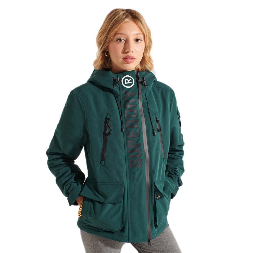 Superdry Ultimate Windcheater Jacke XS Bottle Green/Black günstig online kaufen