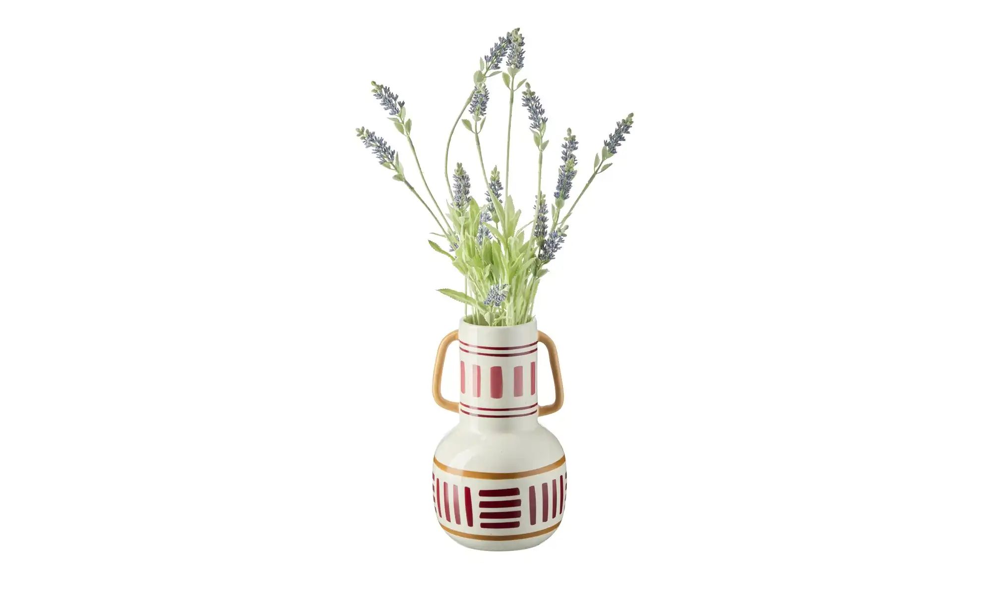 HOME STORY Vase ¦ braun ¦ Dolomite ¦ Maße (cm): H: 26,2  Ø: 15.2 Accessoire günstig online kaufen