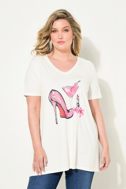 MIAMODA T-Shirt T-Shirt A-Linie Pumps-Motiv Halbarm günstig online kaufen