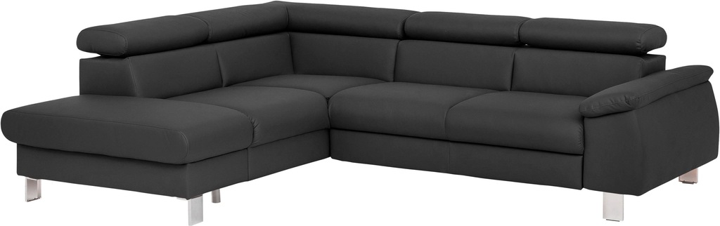 COTTA Ecksofa "Komaris L-Form mit Kopfteilverstellung", wahlweise mit Bettf günstig online kaufen