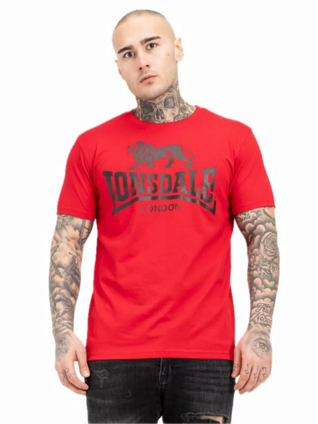 Lonsdale T-Shirt Lonsdale Herren T-Shirt Logo günstig online kaufen