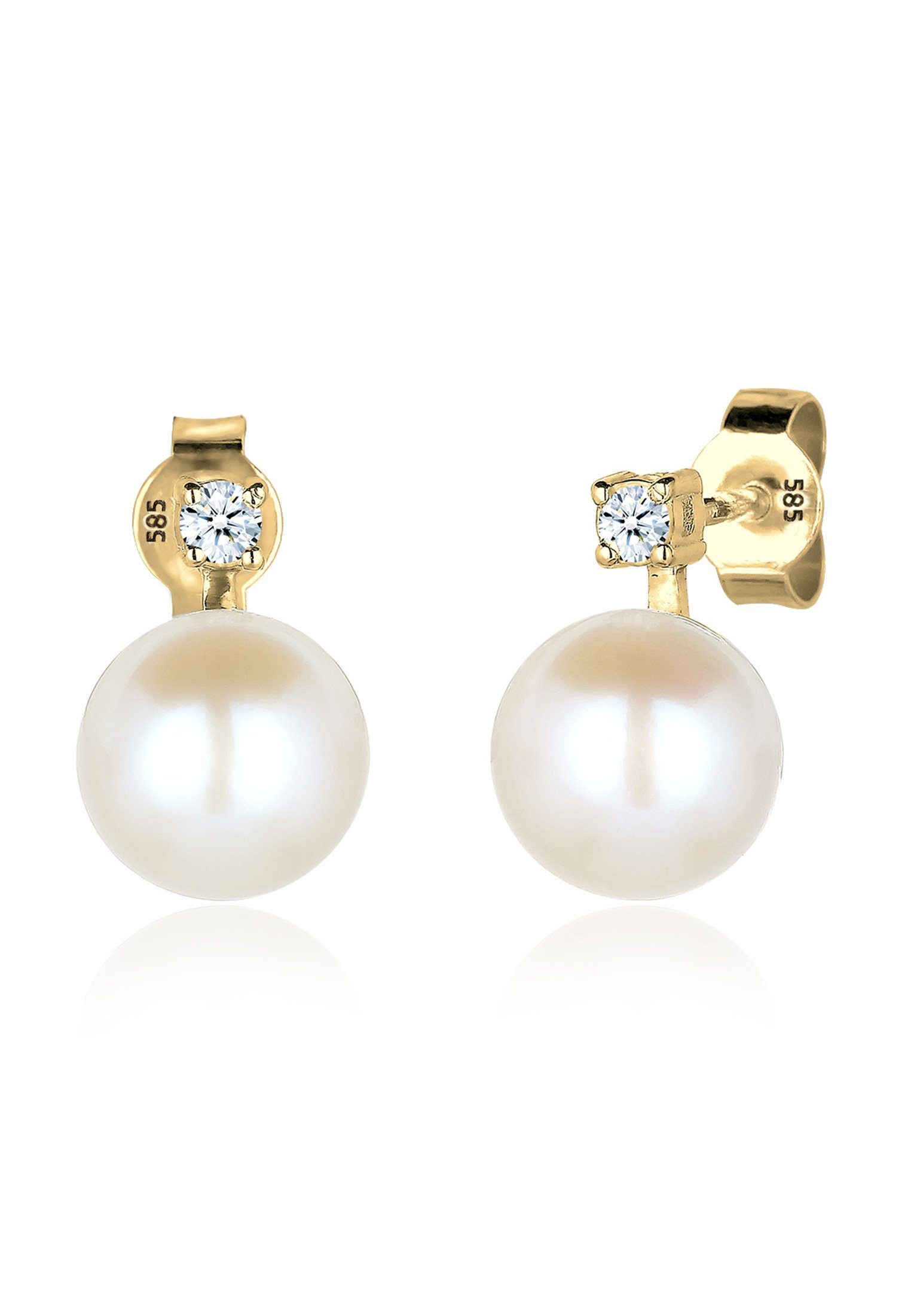 Elli DIAMONDS Paar Ohrstecker Ohrstecker Süßwasserzuchtperlen günstig online kaufen